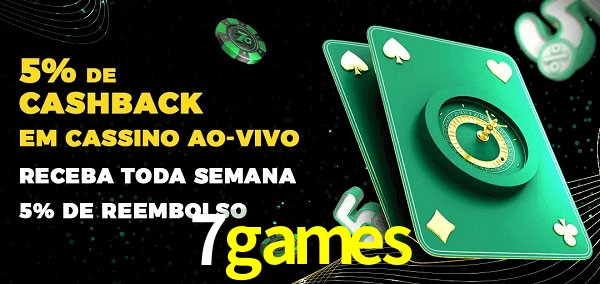 Promoções do cassino ao Vivo 7games